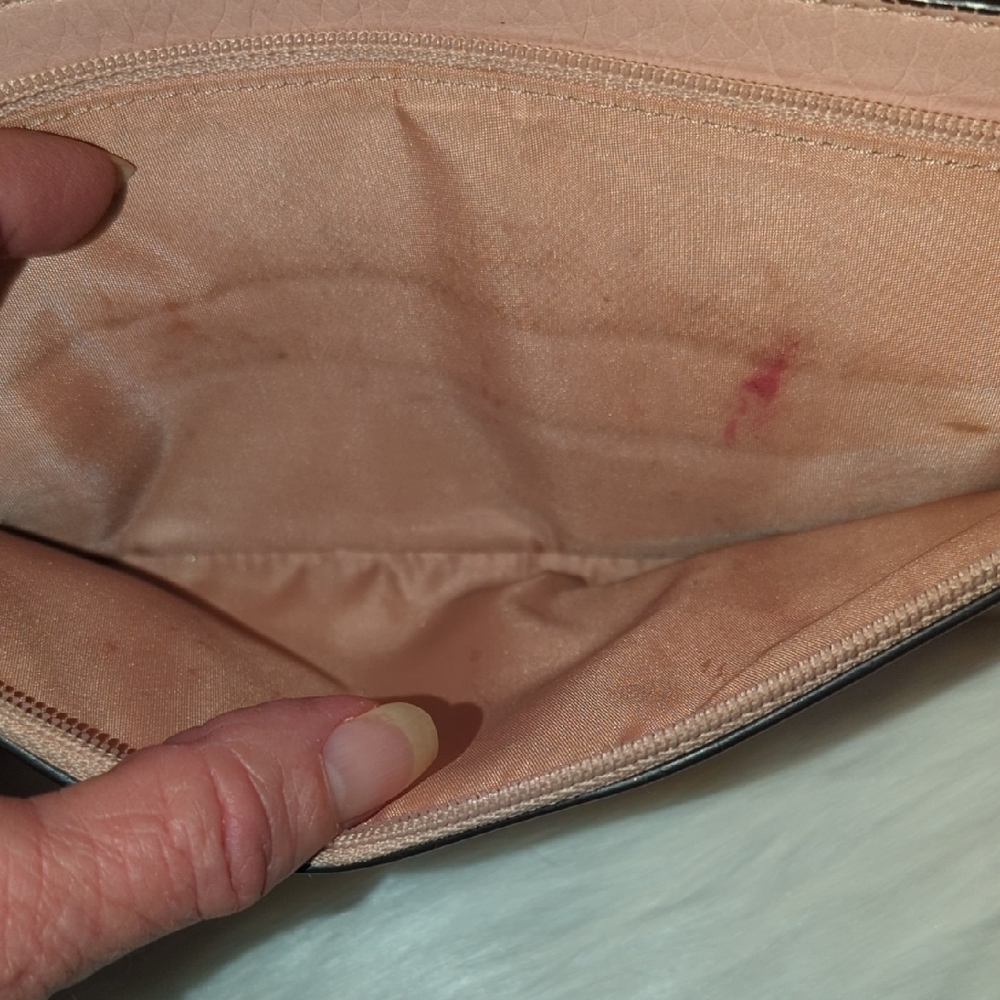 Coach Pink Leather Wristlet - Picture 7 of 14